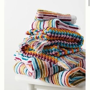 Anthropologie Rainbow Towel